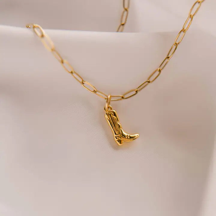 WALK BY FAITH CHARM NECKLACE