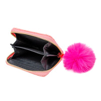 ZOMI GEMS SPARKLE QUILTED WALLET BUBBLEGUM