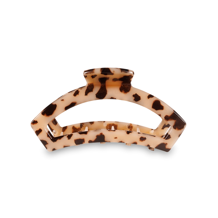 TELETIES OPEN BLONDE TORTOISE MEDIUM HAIR CLIP
