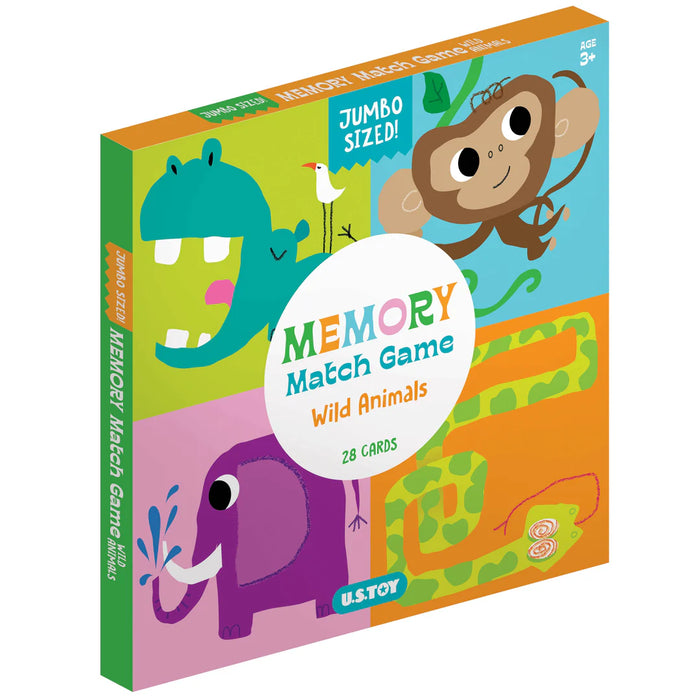 Memory Match Wild Animals
