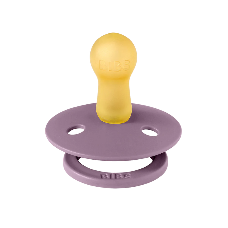 BIBS PACIFIER  MAUVE RUBBER