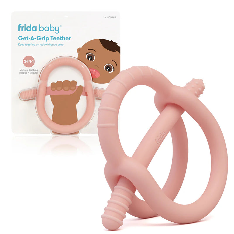 FRIDABABY GET A GRIP TEETHER PINK