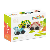 CUBIKA WOODEN JOYFUL DINOS SET