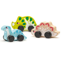 CUBIKA WOODEN JOYFUL DINOS SET