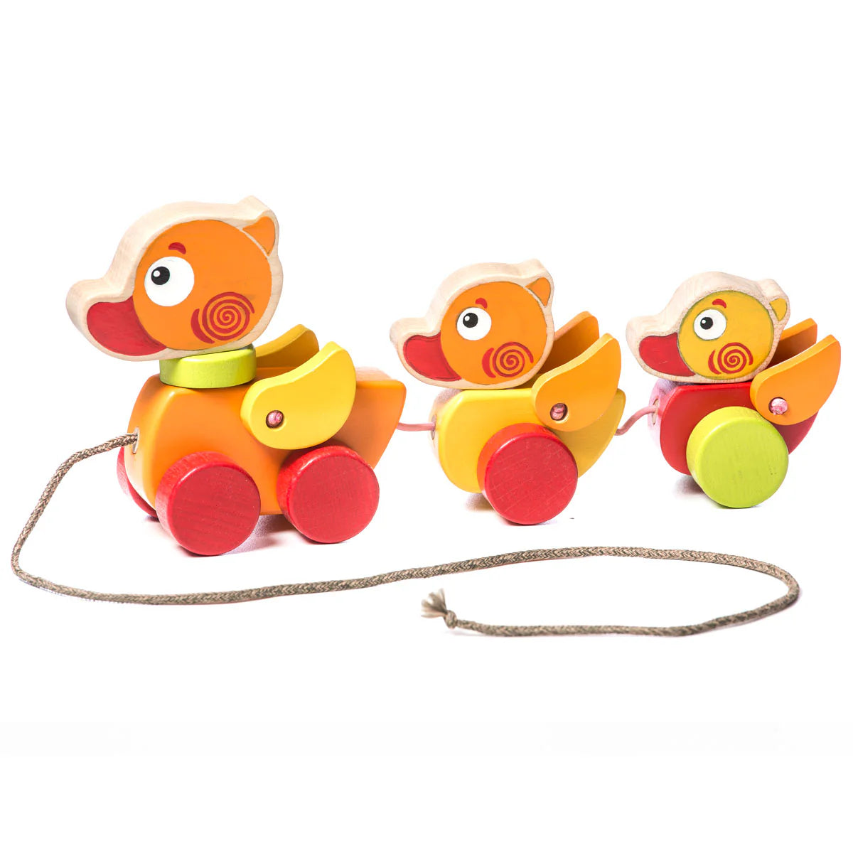 CUBIKA WOODEN WALK A LONG DUCK