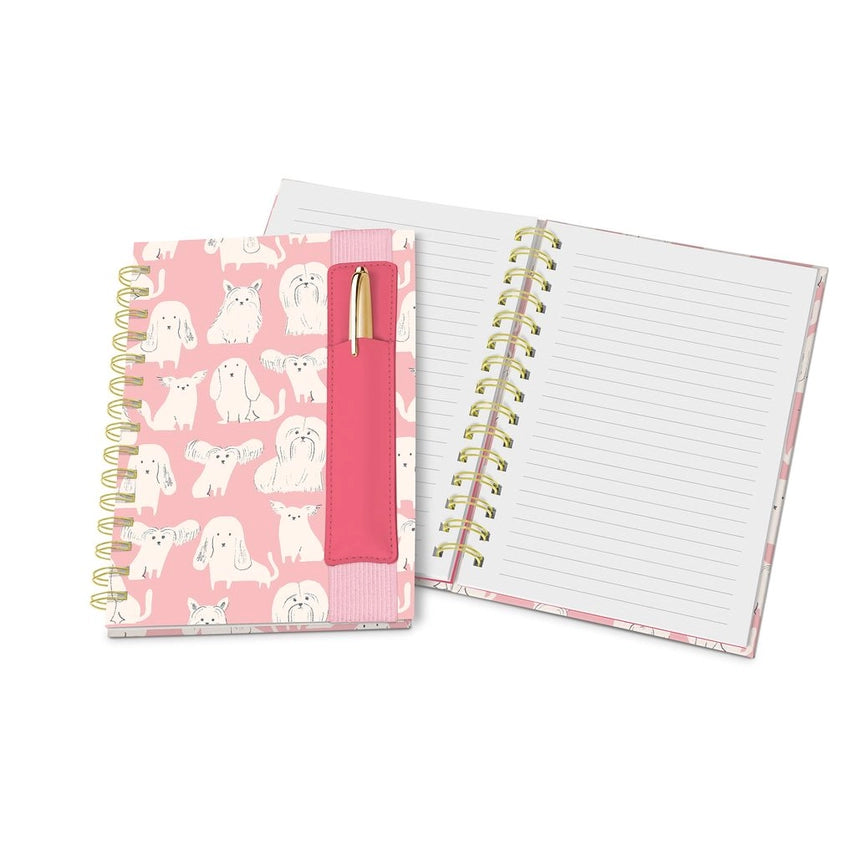 STUDIO OH WATCHDOGS OLIVER NOTBOOK WITH PEN POCKET