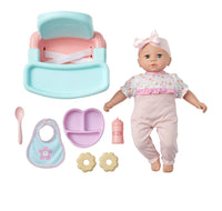 SWEET SMILES SNACK TIME 14 INCH BABY DOLL