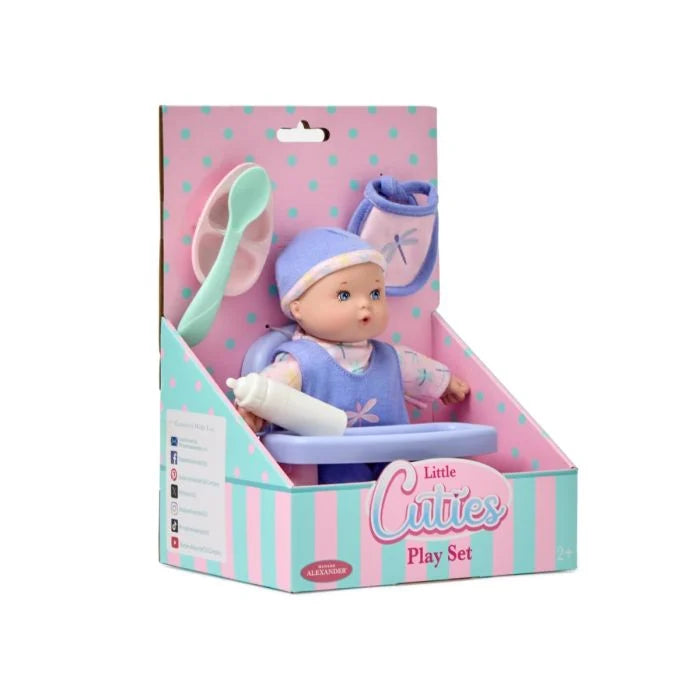 LITTLE CUTIES 8" FEEDING PLAY SET