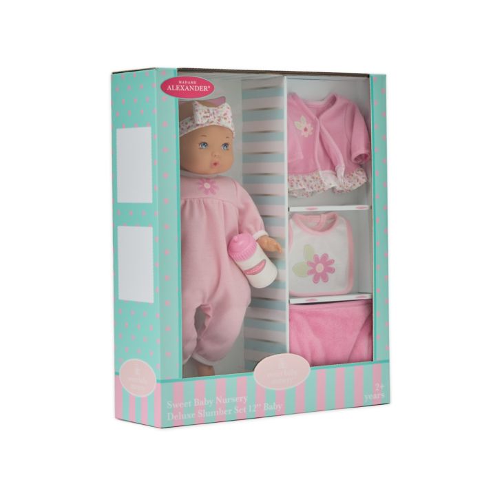 Sweet Baby Nursery 12" Deluxe Slumber Set