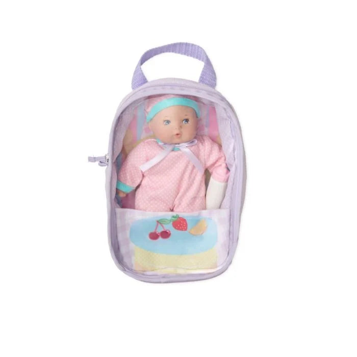 TAKE ALONG CUTIES 8" DOLL LAVENDER