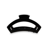 TELETIES OPEN JET BLACK MEDIUM HAIR CLIP