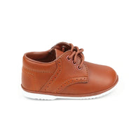 LAMOUR JAMES BOY'S WAXED LEATHER LACE UP COGNAC