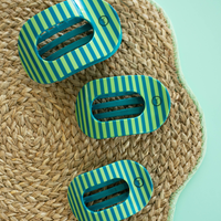 Cabana Cutie Large Flat Round Hair Clip