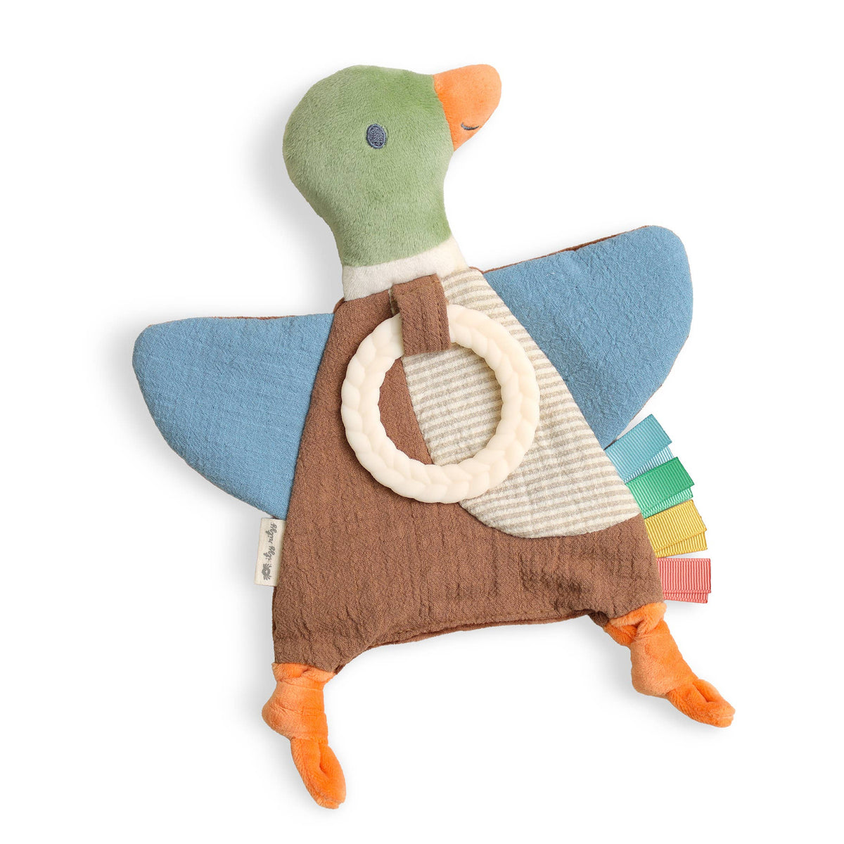 Itzy Ritzy Mallard Duck Bitzy Crinkle™ Sensory Toy