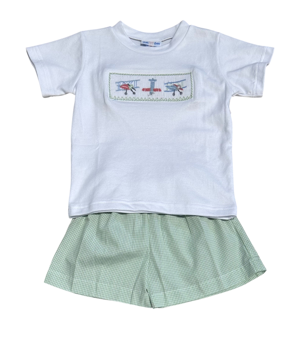 LULU BEBE AIRPLANE SHORT SET