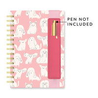 STUDIO OH WATCHDOGS OLIVER NOTBOOK WITH PEN POCKET