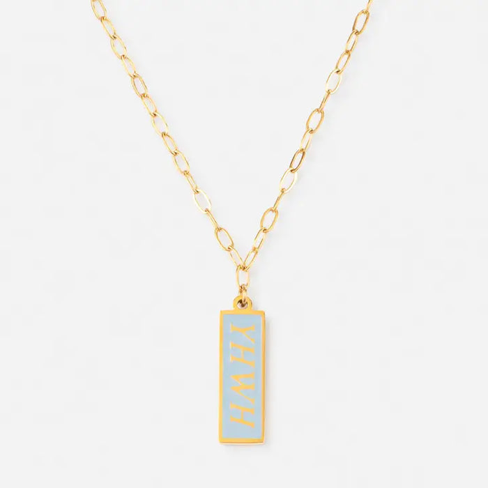 ELEVATED FAITH ENAMEL YHWH NECKLACE
