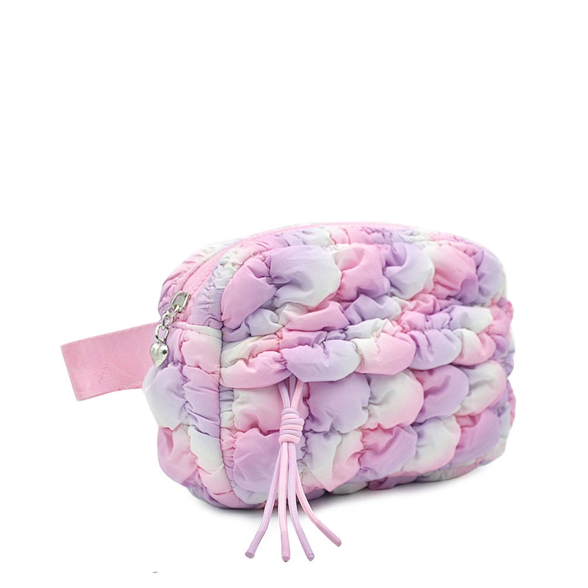 OMG ACCESORIES QUILTED SCRUNCHIES OMBRE FANNY PACK