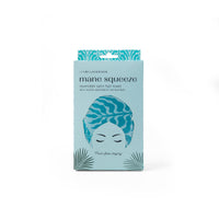 Lemon Lavender Mane Squeeze Reversible Satin Hair Towel