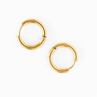 Pip Pop Post Endless Hoop Stud Earrings 12mm