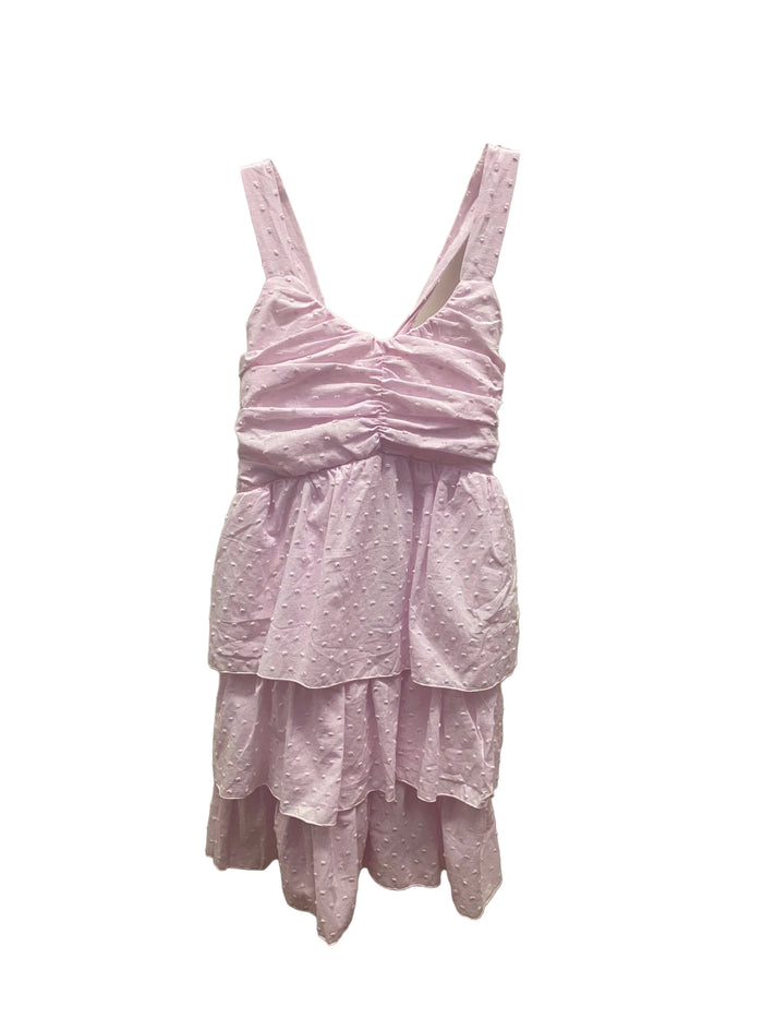 ELODIE DRESS LAVENDER SWISSDOT