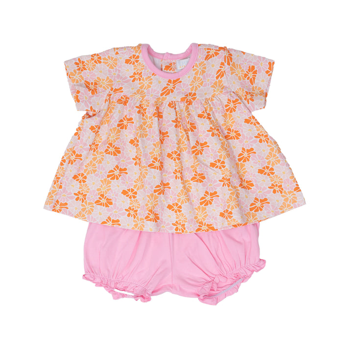 THE OAKS AVA BLOOMER SET PEACHY PINK FLORAL