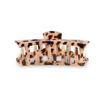 Open Hair Clip Small Blonde Tortoise