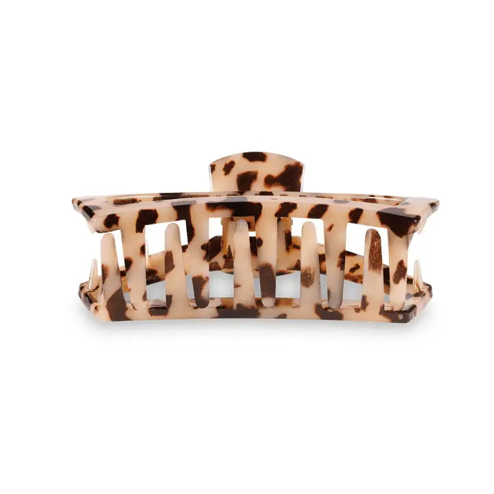 TELETIES OPEN BLONDE TORTOISE  SMALL HAIR CLIP