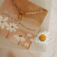 DO NOT WORRY MINI TAG NECKLACE