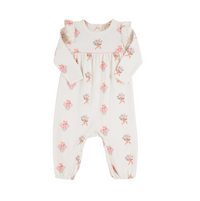 TBBC LEIGH ANN ANGEL SLEEVE ROMPER NONSUCH STEMS