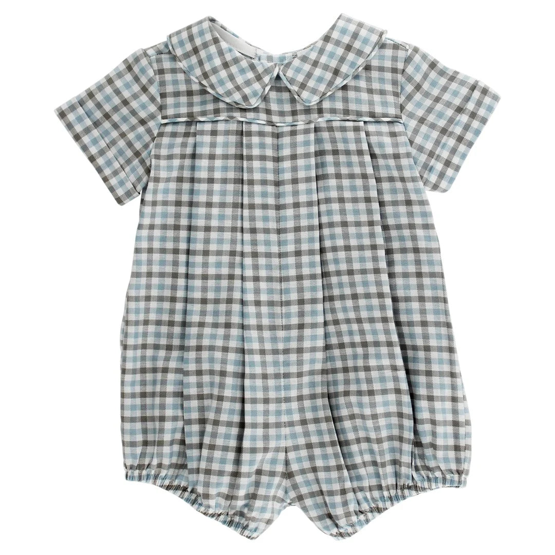 BAILEY BOYS PIGEON PLAID BUBBLE