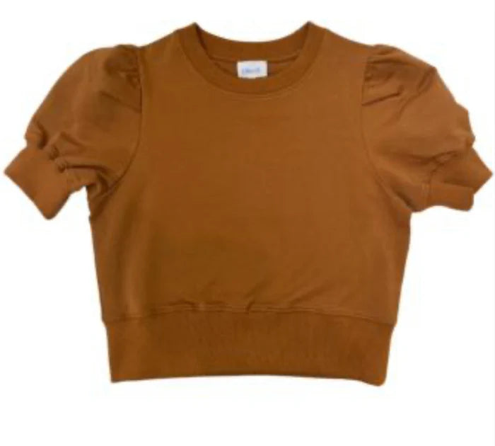 PLEAT RILEY SWEATSHIRT HONEY