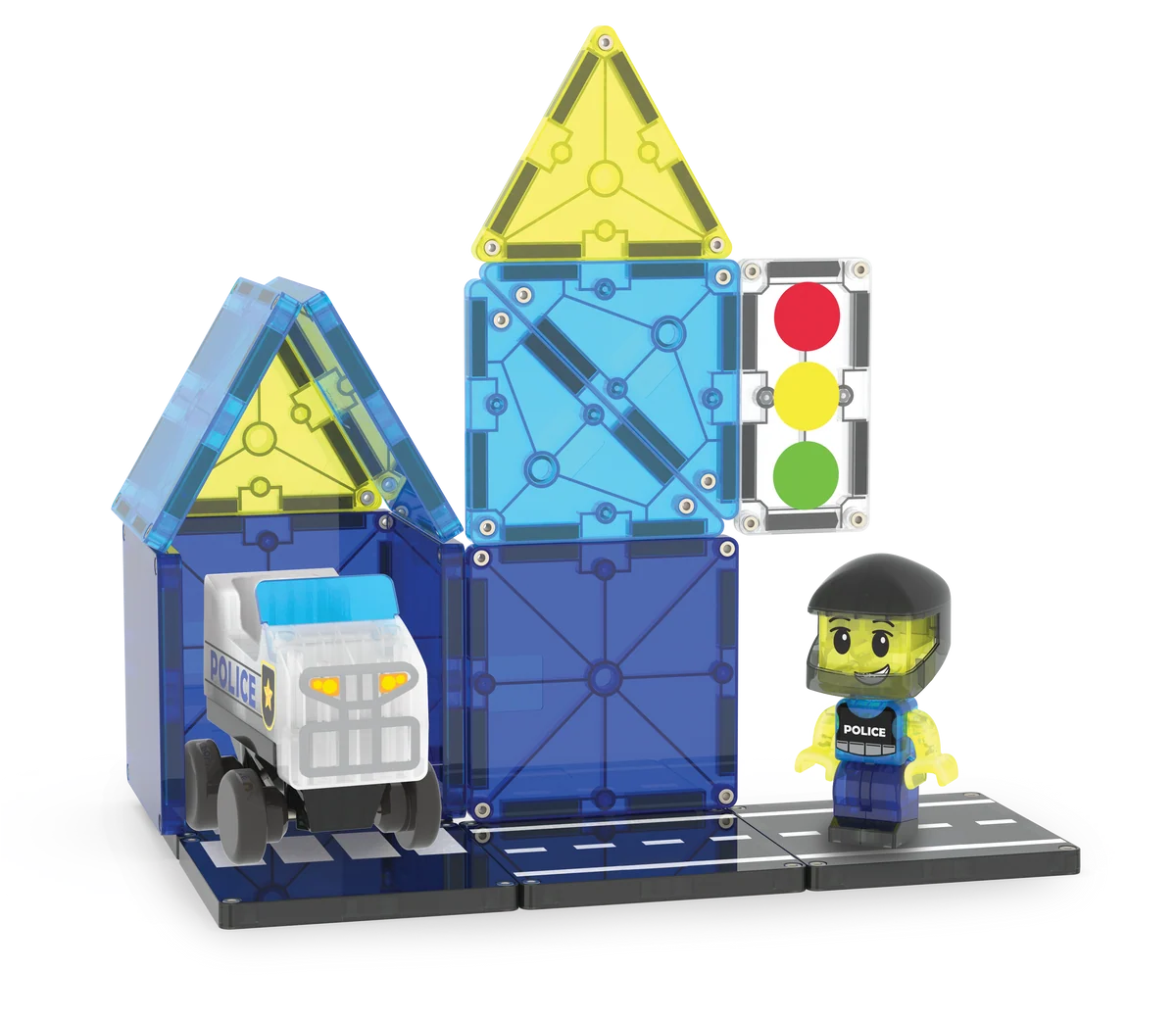 MAGNA-TILES Police Patrol