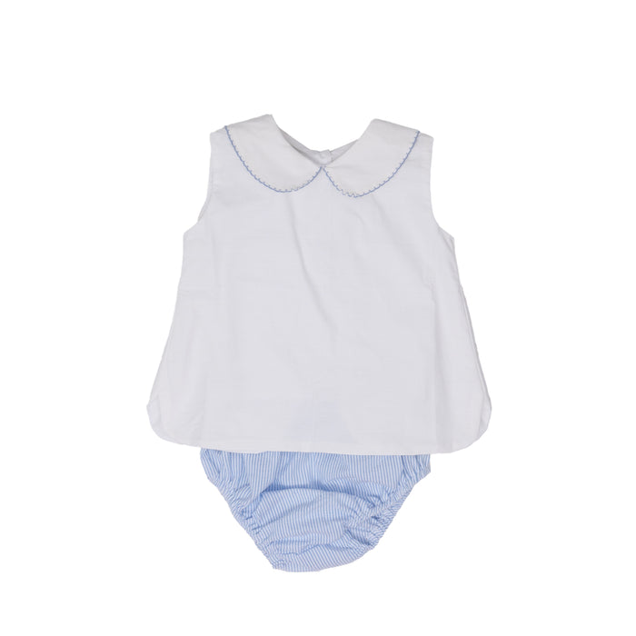 THE OAKS RALEIGH DIAPER SET LIGHT BLUE STRIPE