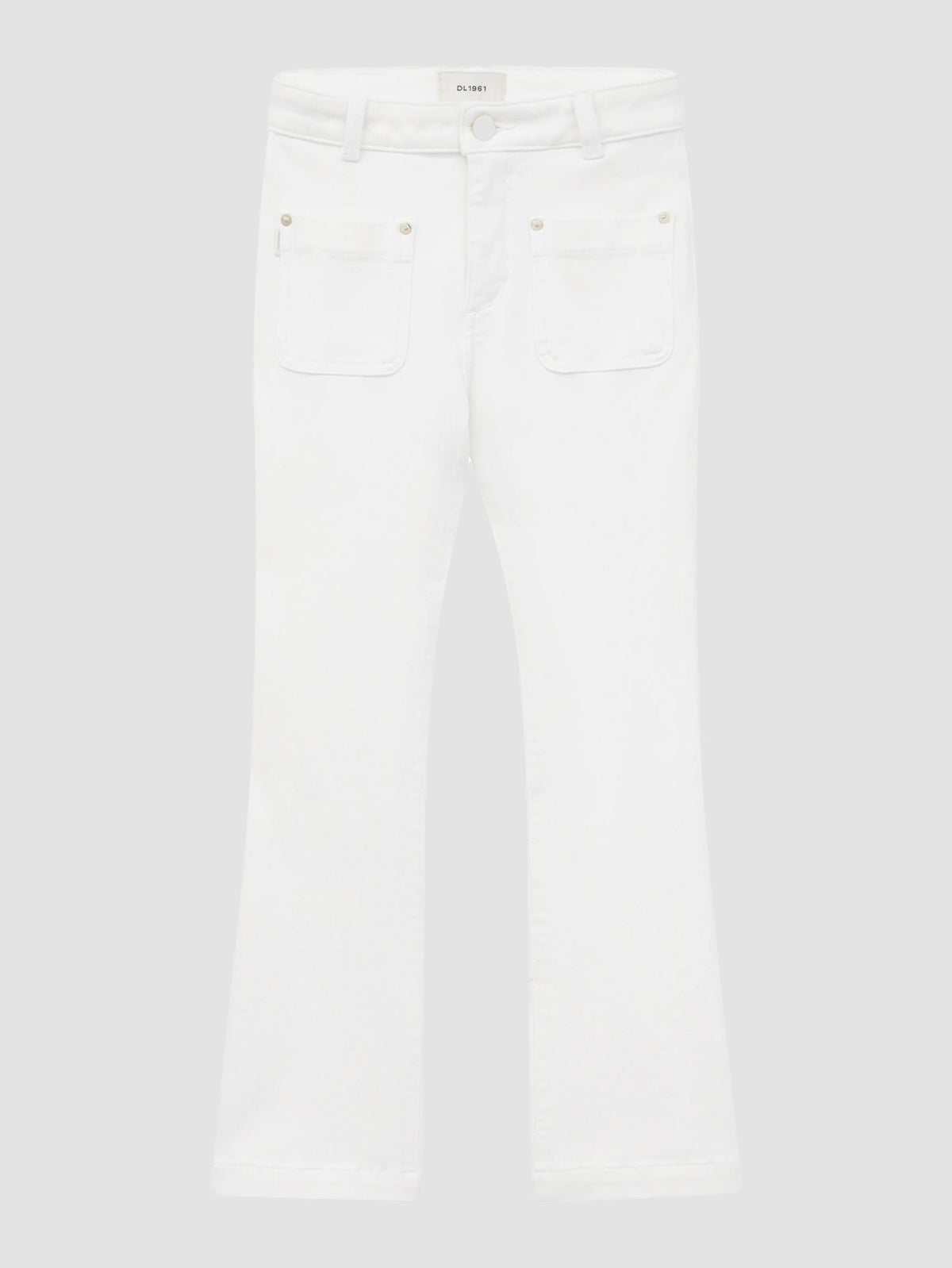 DL1961 CLAIRE BOOT HIGH RISE JEANS WHITE TIDE