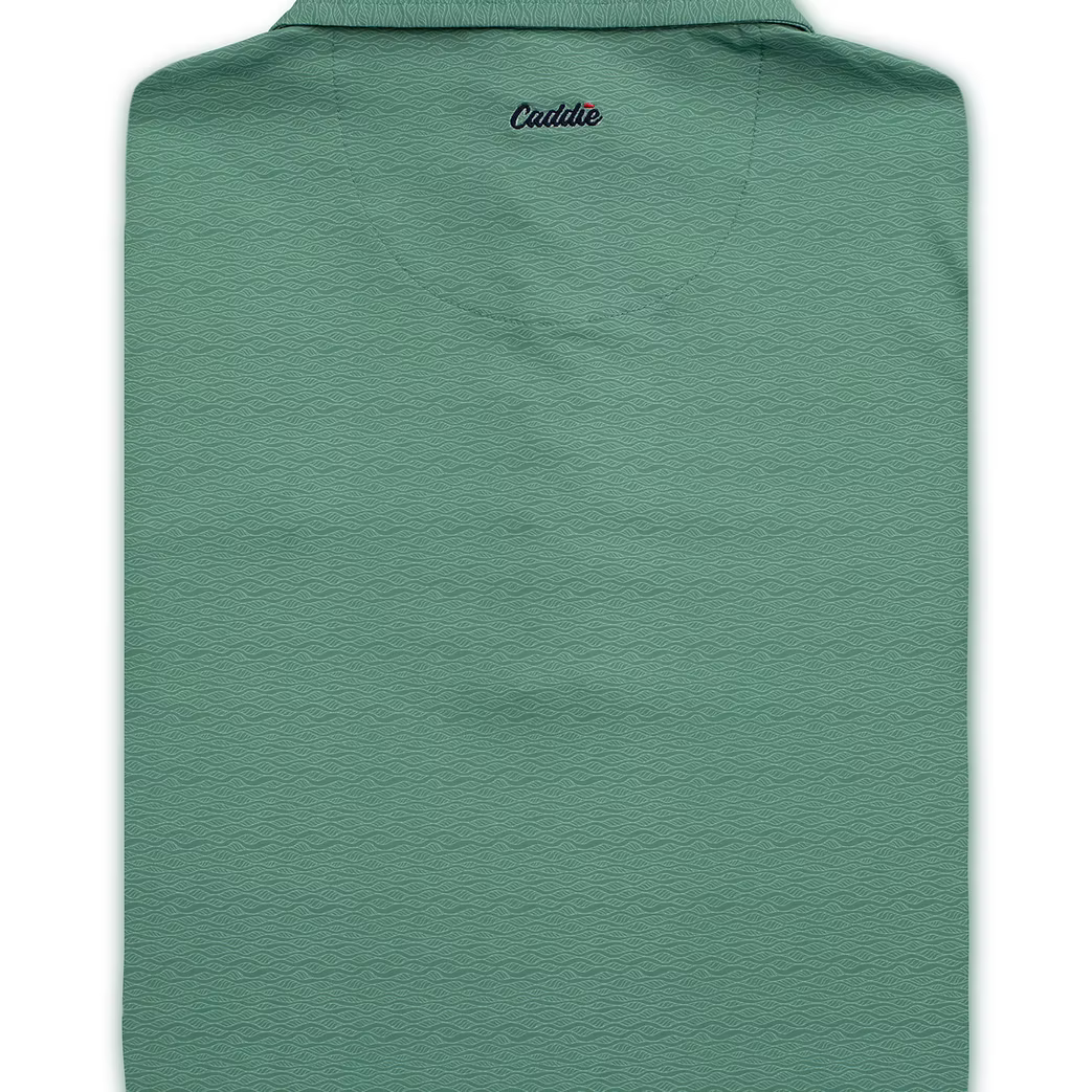 Caddie Youth Wave Polo Green