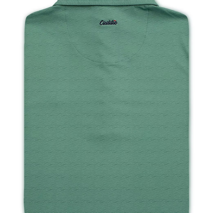 Caddie Youth Wave Polo Green