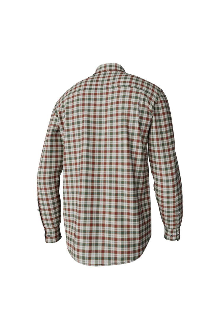 SOUTHERN POINT CO. YOUTH HADLEY VINTAGE LONG SLEEVE BUTTON DOWN WRIGHT PLAID FESTIVE