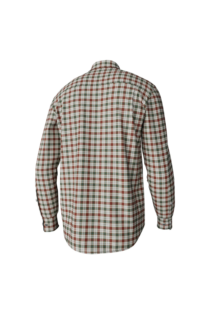 SOUTHERN POINT CO. YOUTH HADLEY VINTAGE LONG SLEEVE BUTTON DOWN WRIGHT PLAID FESTIVE