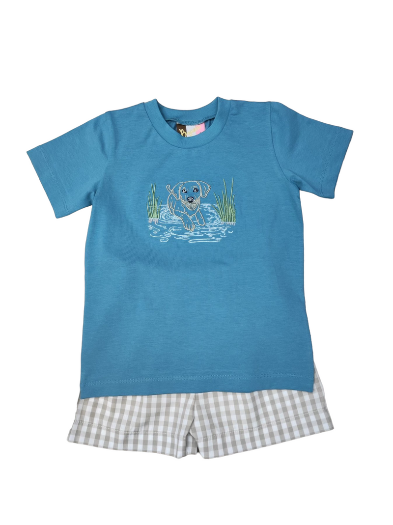 BANANA SPLIT SWIMMING PUP BOYS SHORT SET