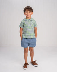 THE OAKS JOHN SET BLUEGRASS PLAID