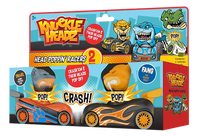 KNUCKLE HEADZ POPPIN RACERS 2 PACK WOLF VS. CAT