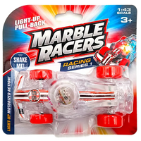 MARBLE RACERS LIGHT UP PULL BACK
