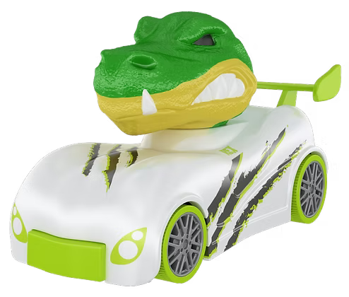 KNUCKLE HEADZ POPPIN RACERS 2 PACK SHARK VS. DINO