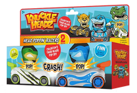 KNUCKLE HEADZ POPPIN RACERS 2 PACK SHARK VS. DINO
