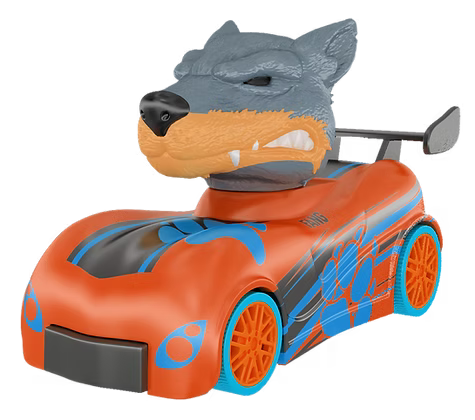 KNUCKLE HEADZ POPPIN RACERS 2 PACK WOLF VS. CAT