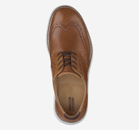 JOHNSTON & MURPHY BK HOLDEN WINGTIP TAN FULL GRAIN LEATHER