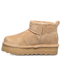 BEARPAW YOUTH RETRO SHORTY BOOT IN ICED COFFEE