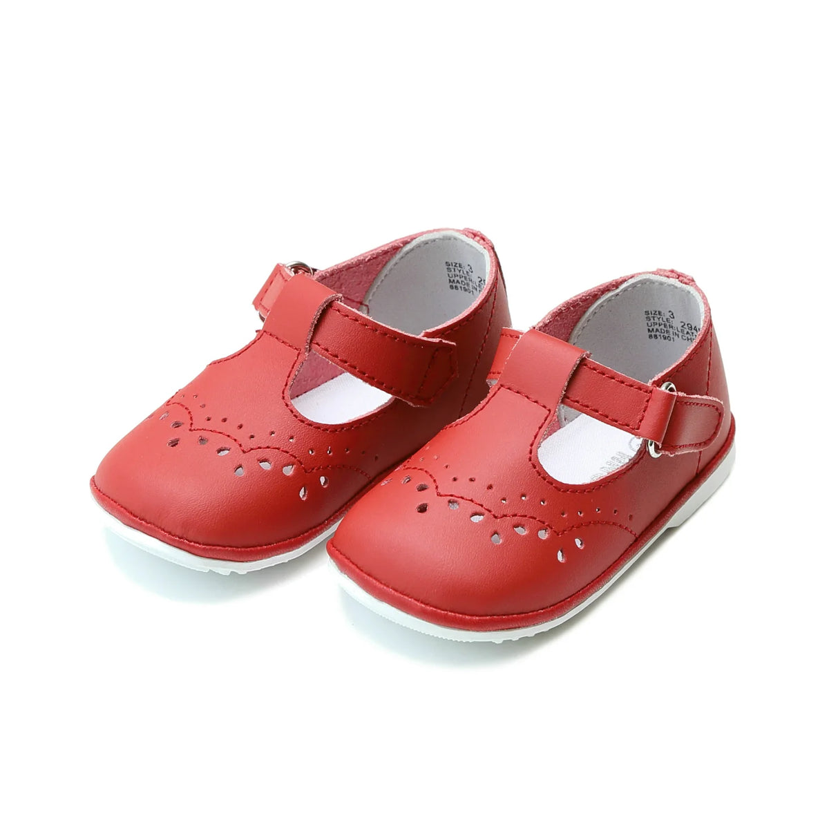 Birdie Red T-Strap Mary Jane