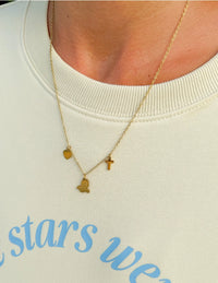 ELEVATED FAITH SALVATION CHARM NECKLACE